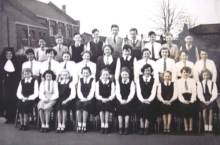 St Norbert's 1956 - Sister Monica's class