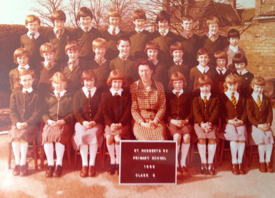 St Norbert's - Mrs Ruane's class photo - 1980