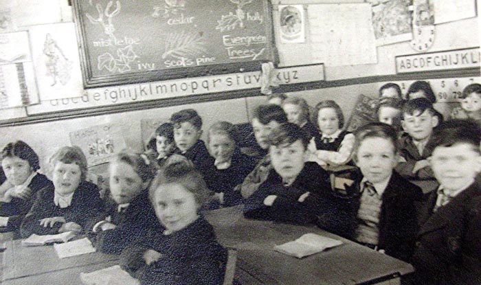 1953/4 - ?'s class, St Norbert's RC School, Crowle, Lincolnshire