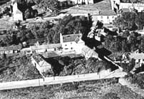 Tithe House, Crowle, 1950 (aerial view)