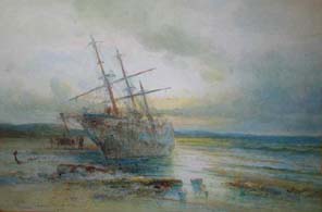 Emil A Krause - Ashore on the Lancashire Coast (England)