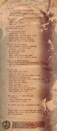 poem by Otto Rene Castillo - Apolitical Intellectuals